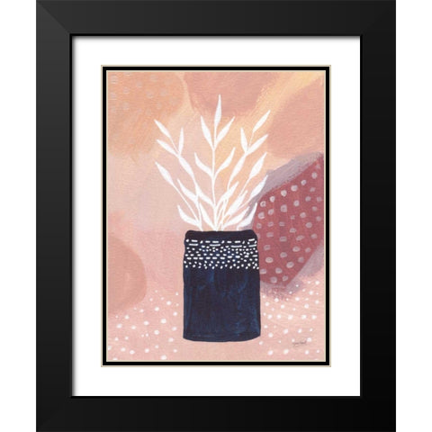 Sweet Love I Black Modern Wood Framed Art Print with Double Matting by Mack, Lynn