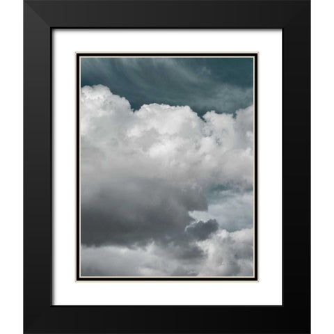 Clouds III Bright Crop I Black Modern Wood Framed Art Print with Double Matting by Eichman, Andre