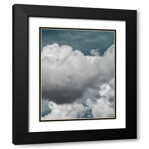 Clouds III Bright Crop II Black Modern Wood Framed Art Print with Double Matting by Eichman, Andre
