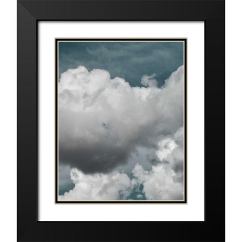 Clouds III Bright Crop II Black Modern Wood Framed Art Print with Double Matting by Eichman, Andre