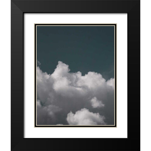 Clouds I Crop I Black Modern Wood Framed Art Print with Double Matting by Eichman, Andre