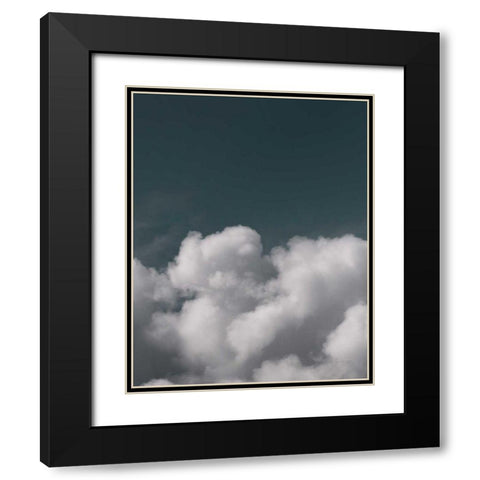 Clouds I Crop II Black Modern Wood Framed Art Print with Double Matting by Eichman, Andre