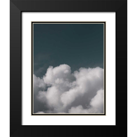 Clouds I Crop II Black Modern Wood Framed Art Print with Double Matting by Eichman, Andre