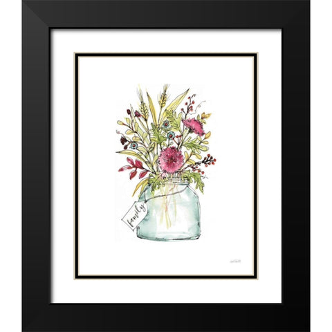 Festive Foliage III Summer Black Modern Wood Framed Art Print with Double Matting by Tavoletti, Anne