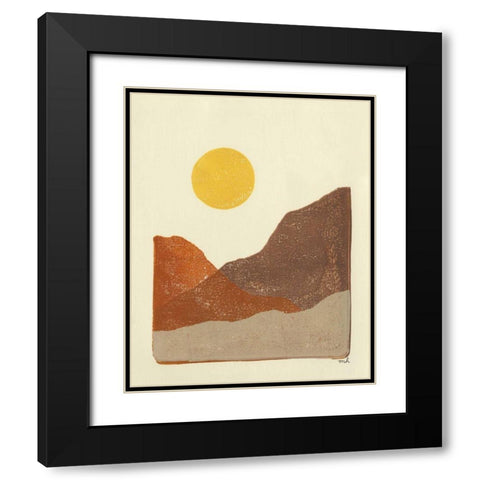 Sedona I Black Modern Wood Framed Art Print with Double Matting by Hershey, Moira