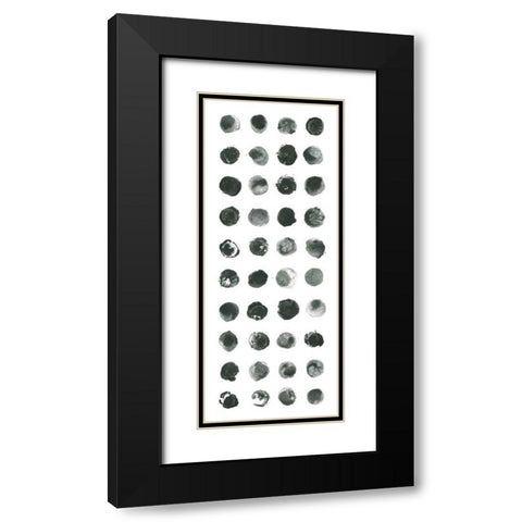 Markmaking Panel II Black Modern Wood Framed Art Print with Double Matting by Averinos, Melissa
