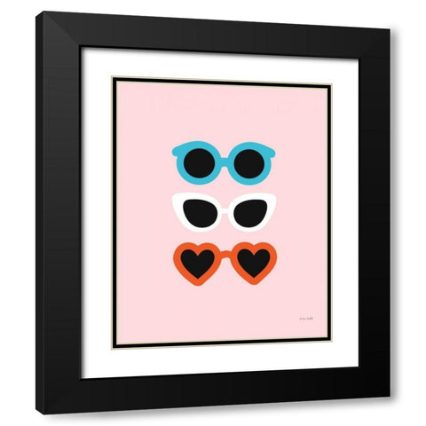 Sunglasses for All II Black Modern Wood Framed Art Print with Double Matting by Kelle, Ann