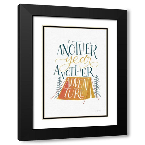 Adventure Black Modern Wood Framed Art Print with Double Matting by Thorns, Becky