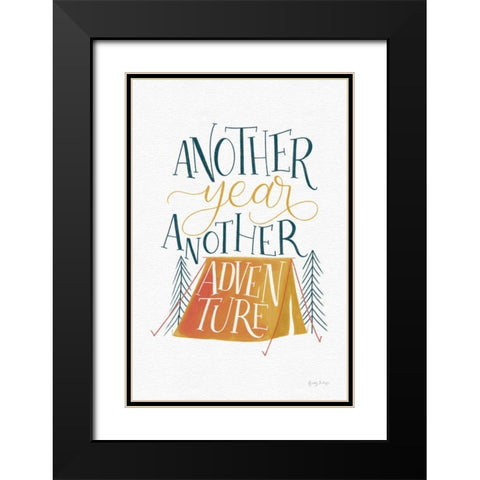 Adventure Black Modern Wood Framed Art Print with Double Matting by Thorns, Becky