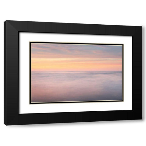 Whitefish Point Sky Black Modern Wood Framed Art Print with Double Matting by Majchrowicz, Alan