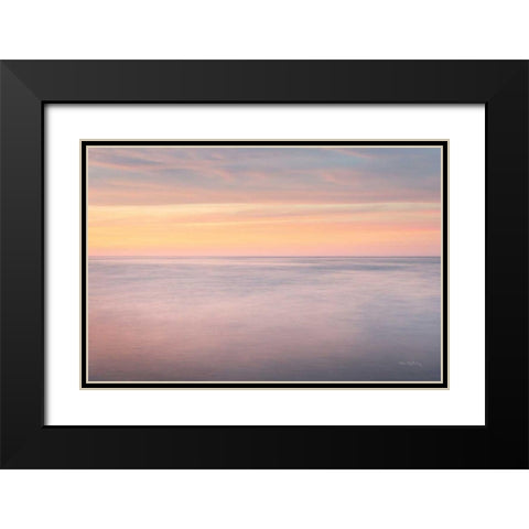 Whitefish Point Sky Black Modern Wood Framed Art Print with Double Matting by Majchrowicz, Alan