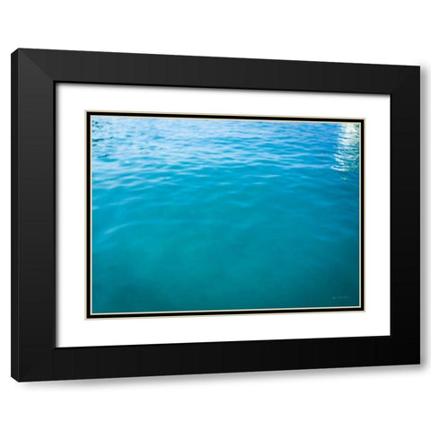 The Calm Black Modern Wood Framed Art Print with Double Matting by Goldstein, Ed