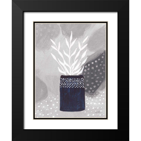 Sweet Love I Gray Black Modern Wood Framed Art Print with Double Matting by Mack, Lynn