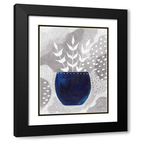 Sweet Love II Gray Black Modern Wood Framed Art Print with Double Matting by Mack, Lynn