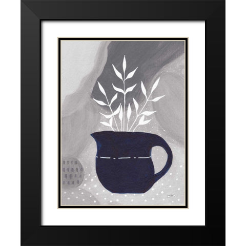 Sweet Love III Gray Black Modern Wood Framed Art Print with Double Matting by Mack, Lynn