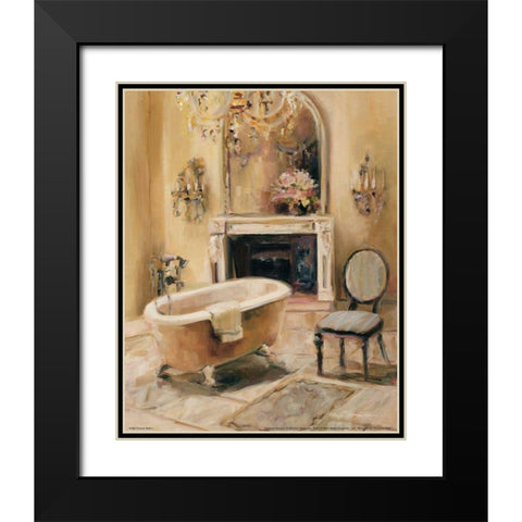 French Bath I Black Modern Wood Framed Art Print with Double Matting by Hageman, Marilyn