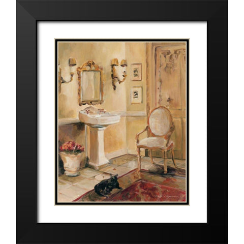 French Bath II Black Modern Wood Framed Art Print with Double Matting by Hageman, Marilyn