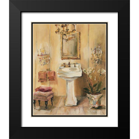 French Bath III Black Modern Wood Framed Art Print with Double Matting by Hageman, Marilyn