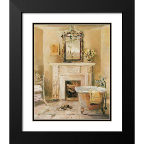 French Bath IV Black Modern Wood Framed Art Print with Double Matting by Hageman, Marilyn
