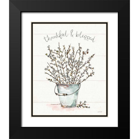 Country Love II Black Modern Wood Framed Art Print with Double Matting by Tavoletti, Anne