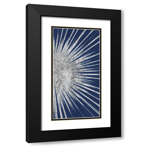 Sunburst III Black Modern Wood Framed Art Print with Double Matting by Wild Apple Portfolio