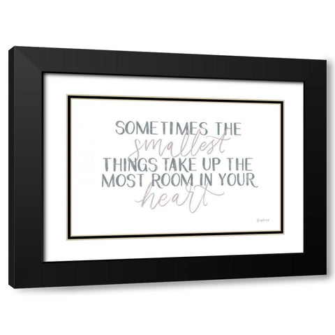 Little Child II Black Modern Wood Framed Art Print with Double Matting by Thorns, Becky