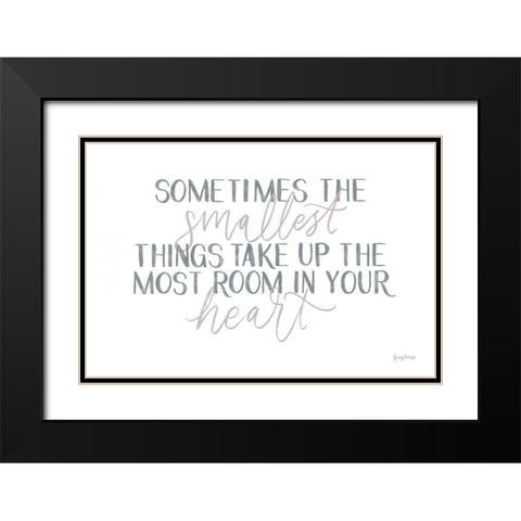 Little Child II Black Modern Wood Framed Art Print with Double Matting by Thorns, Becky