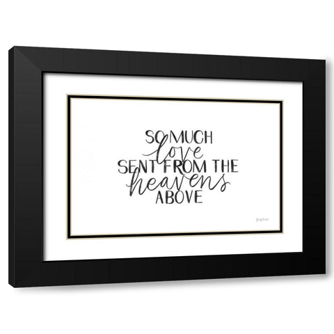 Little Child III BW Black Modern Wood Framed Art Print with Double Matting by Thorns, Becky