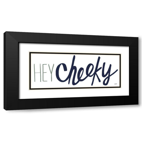 Bathroom Etiquette VII BG Black Modern Wood Framed Art Print with Double Matting by York, Leah