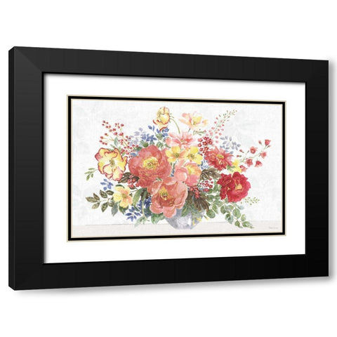 Floral Focus V Black Modern Wood Framed Art Print with Double Matting by Grove, Beth