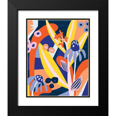 Growing Pains Black Modern Wood Framed Art Print with Double Matting by Gallagher, Megan