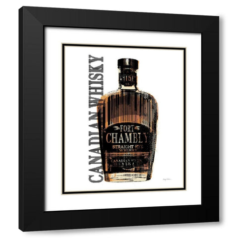 Canadian Whisky Black Modern Wood Framed Art Print with Double Matting by Tillmon, Avery