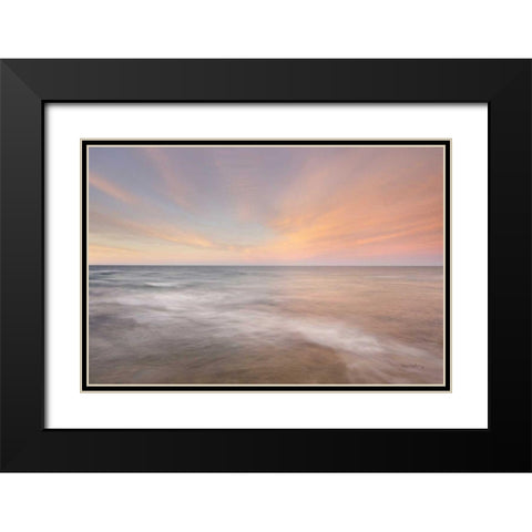 Lake Superior Sky III Black Modern Wood Framed Art Print with Double Matting by Majchrowicz, Alan