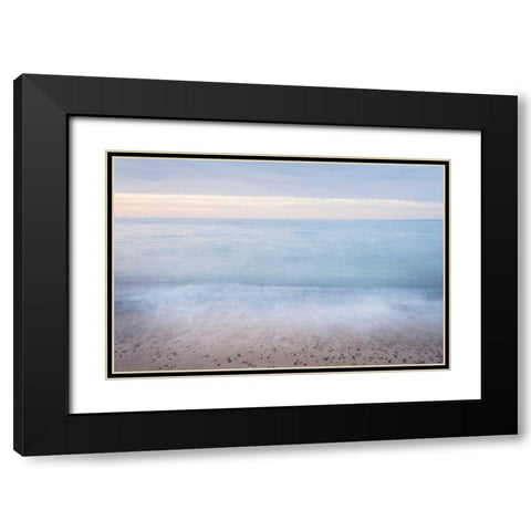 Lake Superior Sky IV Black Modern Wood Framed Art Print with Double Matting by Majchrowicz, Alan