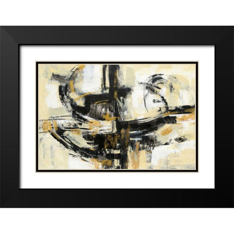 Concept Black Modern Wood Framed Art Print with Double Matting by Vassileva, Silvia