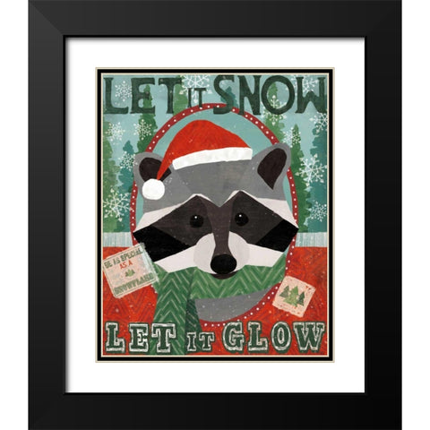 Holiday Likeness IV Black Modern Wood Framed Art Print with Double Matting by Charron, Veronique