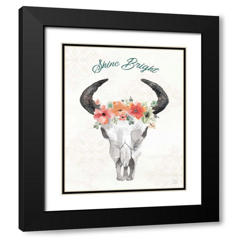 Sweet Southwest XVI Black Modern Wood Framed Art Print with Double Matting by June, Dina