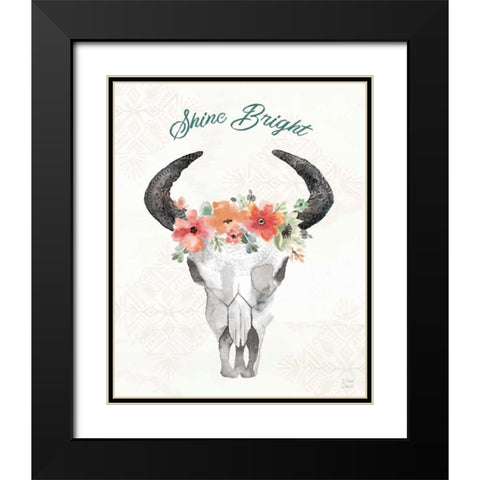 Sweet Southwest XVI Black Modern Wood Framed Art Print with Double Matting by June, Dina