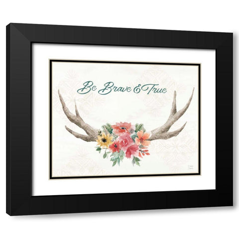 Sweet Southwest XVII Black Modern Wood Framed Art Print with Double Matting by June, Dina