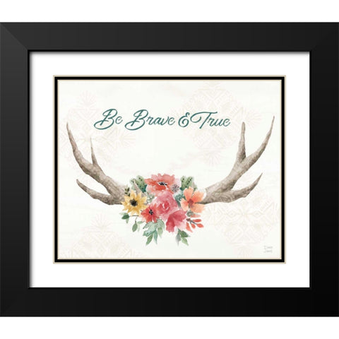 Sweet Southwest XVII Black Modern Wood Framed Art Print with Double Matting by June, Dina