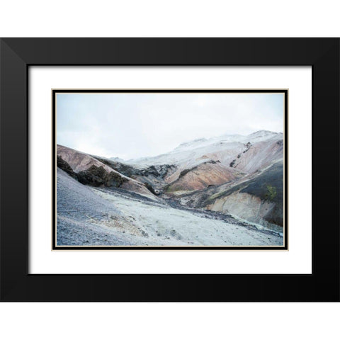 Iceland Hills I Black Modern Wood Framed Art Print with Double Matting by Marshall, Laura