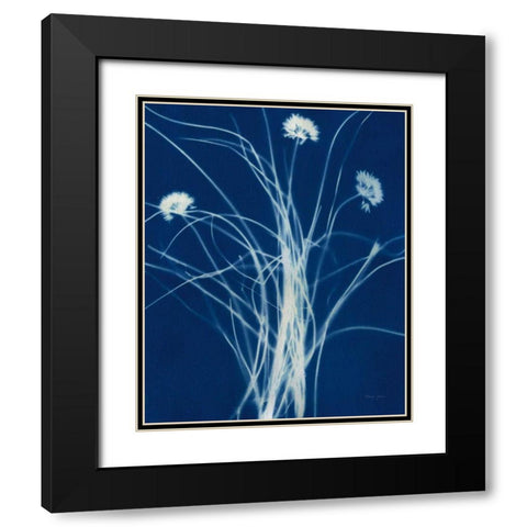 Enchanted Cyanotype II Black Modern Wood Framed Art Print with Double Matting by Green, Nancy
