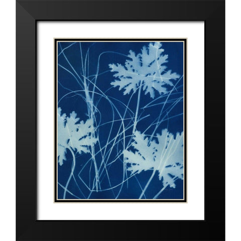 Enchanted Cyanotype IV Black Modern Wood Framed Art Print with Double Matting by Green, Nancy