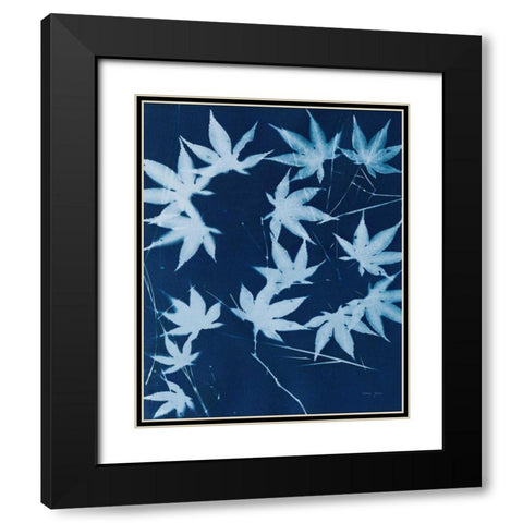 Enchanted Cyanotype V Black Modern Wood Framed Art Print with Double Matting by Green, Nancy