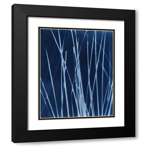 Enchanted Cyanotype X Black Modern Wood Framed Art Print with Double Matting by Green, Nancy
