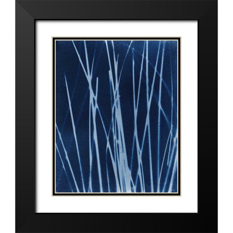 Enchanted Cyanotype X Black Modern Wood Framed Art Print with Double Matting by Green, Nancy