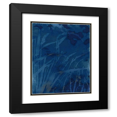 Enchanted Cyanotype XI Black Modern Wood Framed Art Print with Double Matting by Green, Nancy