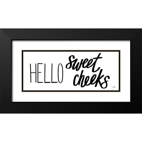 Bathroom Etiquette IX Black Modern Wood Framed Art Print with Double Matting by York, Leah