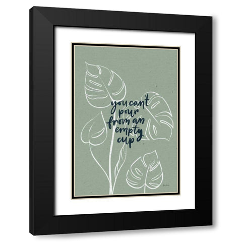 Balance III Black Modern Wood Framed Art Print with Double Matting by Thorns, Becky