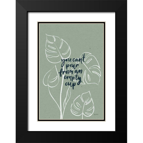 Balance III Black Modern Wood Framed Art Print with Double Matting by Thorns, Becky